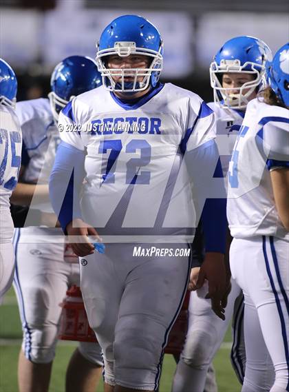 Thumbnail 3 in Izard County vs. Rector (AAA 8 Man Final) photogallery.