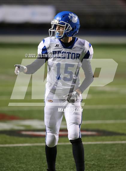 Thumbnail 3 in Izard County vs. Rector (AAA 8 Man Final) photogallery.