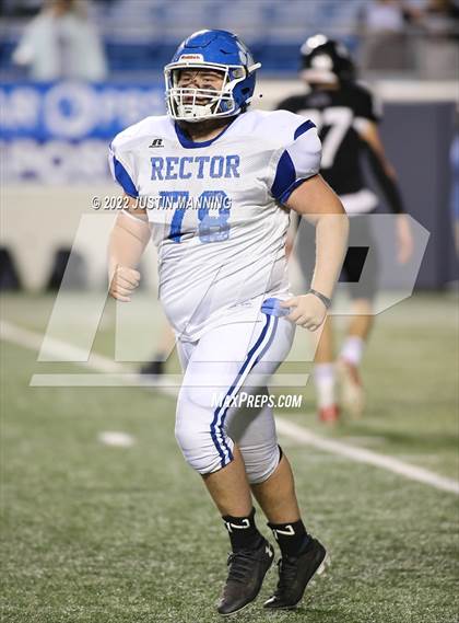 Thumbnail 2 in Izard County vs. Rector (AAA 8 Man Final) photogallery.