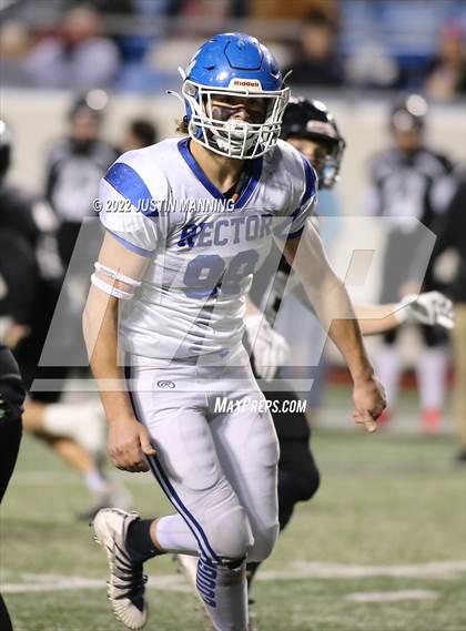 Thumbnail 2 in Izard County vs. Rector (AAA 8 Man Final) photogallery.