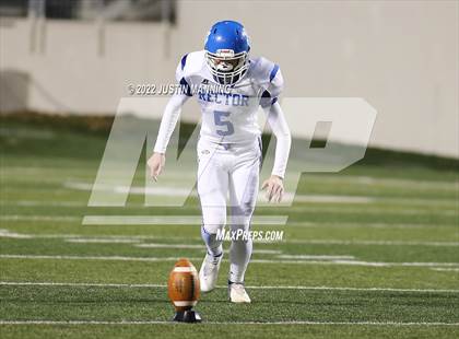 Thumbnail 3 in Izard County vs. Rector (AAA 8 Man Final) photogallery.