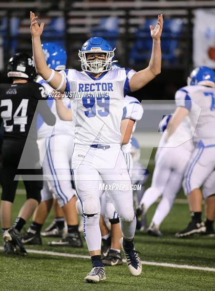 Thumbnail 2 in Izard County vs. Rector (AAA 8 Man Final) photogallery.