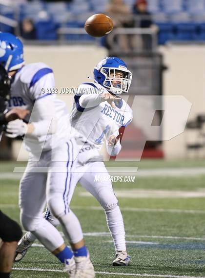 Thumbnail 1 in Izard County vs. Rector (AAA 8 Man Final) photogallery.