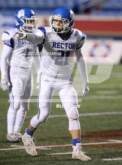 Thumbnail 1 in Izard County vs. Rector (AAA 8 Man Final) photogallery.