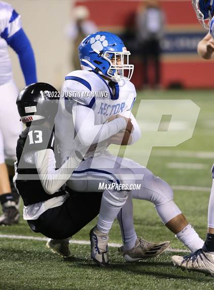 Thumbnail 2 in Izard County vs. Rector (AAA 8 Man Final) photogallery.