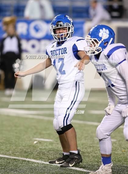 Thumbnail 2 in Izard County vs. Rector (AAA 8 Man Final) photogallery.