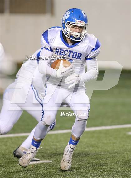 Thumbnail 2 in Izard County vs. Rector (AAA 8 Man Final) photogallery.