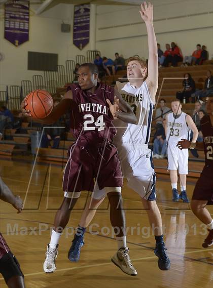 Thumbnail 2 in Bayport-Blue Point vs Walt Whitman (Islip Holiday Tournament Final) photogallery.