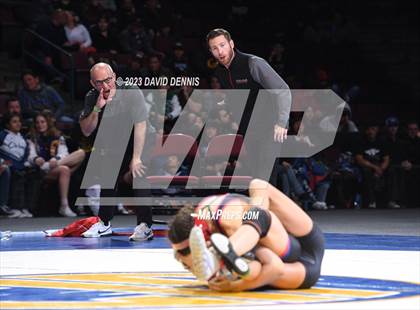 Thumbnail 3 in CIF State Girls Wrestling Championships (Finals) photogallery.
