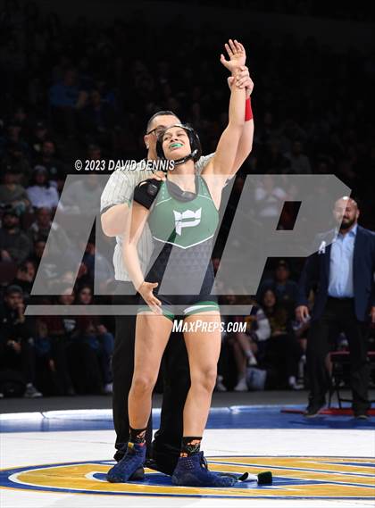 Thumbnail 3 in CIF State Girls Wrestling Championships (Finals) photogallery.