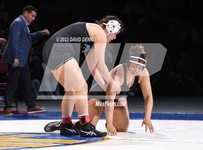 Thumbnail 3 in CIF State Girls Wrestling Championships (Finals) photogallery.