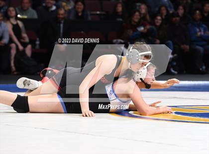 Thumbnail 3 in CIF State Girls Wrestling Championships (Finals) photogallery.