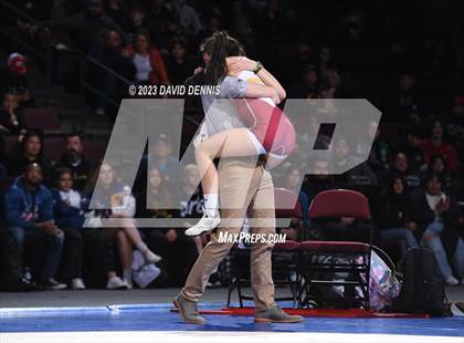 Thumbnail 3 in CIF State Girls Wrestling Championships (Finals) photogallery.