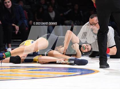 Thumbnail 2 in CIF State Girls Wrestling Championships (Finals) photogallery.