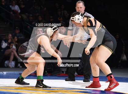 Thumbnail 2 in CIF State Girls Wrestling Championships (Finals) photogallery.