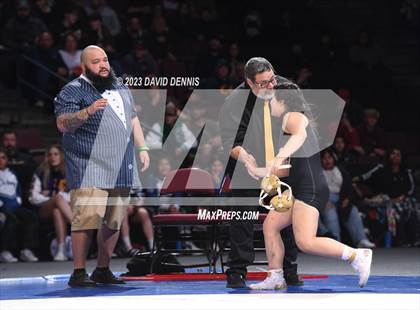 Thumbnail 2 in CIF State Girls Wrestling Championships (Finals) photogallery.