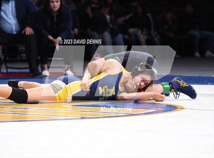 Thumbnail 3 in CIF State Girls Wrestling Championships (Finals) photogallery.