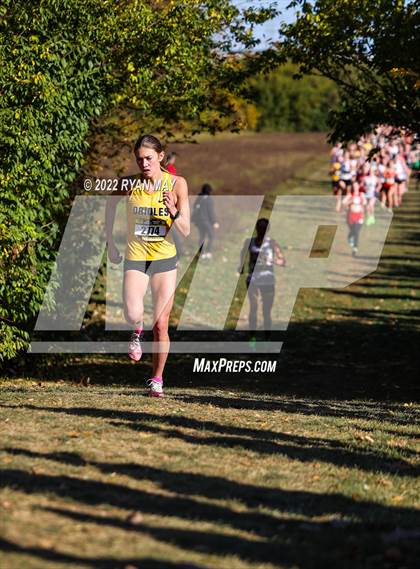 Thumbnail 1 in IHSAA Girls Cross Country Regionals photogallery.