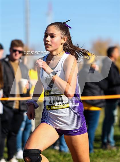 Thumbnail 1 in IHSAA Girls Cross Country Regionals photogallery.