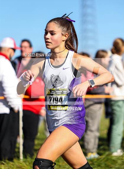 Thumbnail 2 in IHSAA Girls Cross Country Regionals photogallery.