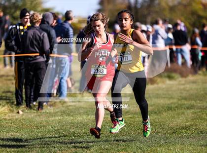 Thumbnail 2 in IHSAA Girls Cross Country Regionals photogallery.
