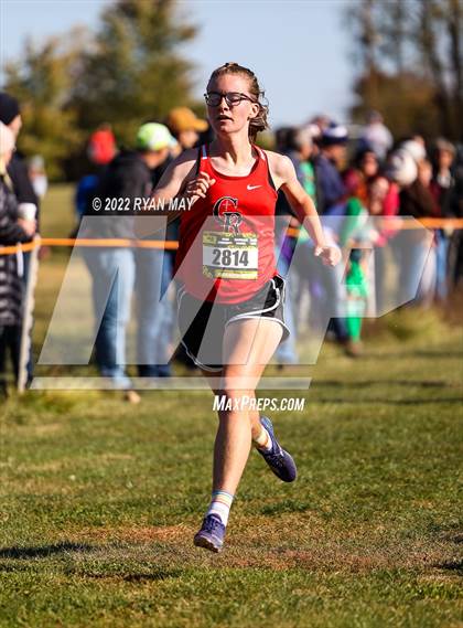 Thumbnail 2 in IHSAA Girls Cross Country Regionals photogallery.