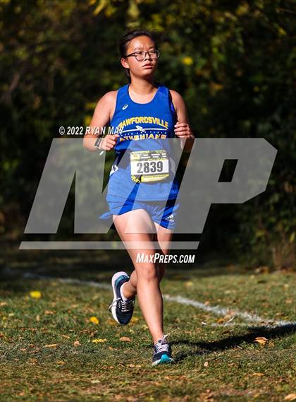 Thumbnail 1 in IHSAA Girls Cross Country Regionals photogallery.