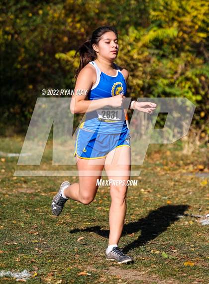 Thumbnail 3 in IHSAA Girls Cross Country Regionals photogallery.