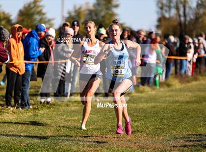 Thumbnail 2 in IHSAA Girls Cross Country Regionals photogallery.