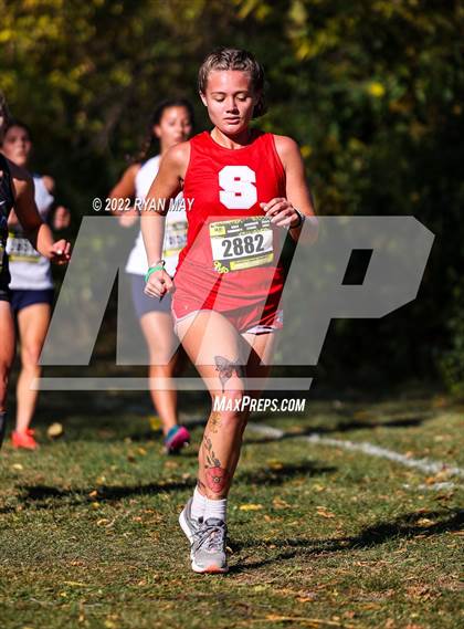 Thumbnail 3 in IHSAA Girls Cross Country Regionals photogallery.