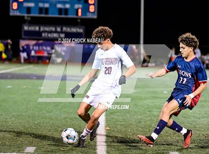 Thumbnail 1 in East Greenwich vs. Lincoln ( RIIL State Division 2 Semifinal ) photogallery.