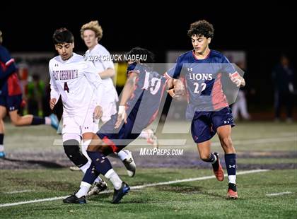Thumbnail 3 in East Greenwich vs. Lincoln ( RIIL State Division 2 Semifinal ) photogallery.