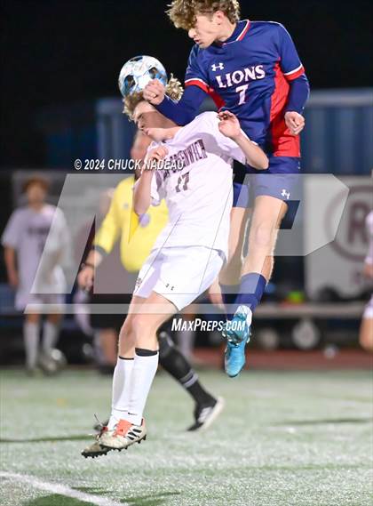 Thumbnail 3 in East Greenwich vs. Lincoln ( RIIL State Division 2 Semifinal ) photogallery.