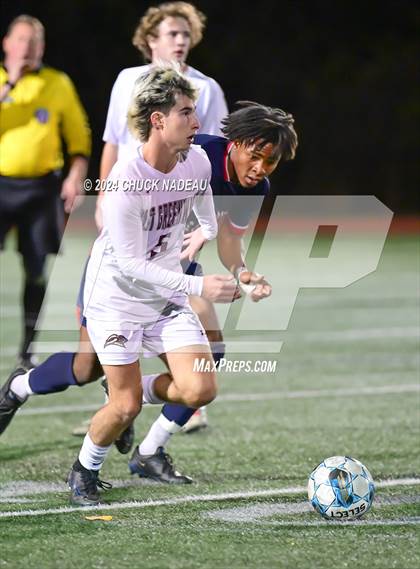 Thumbnail 1 in East Greenwich vs. Lincoln ( RIIL State Division 2 Semifinal ) photogallery.