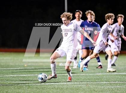 Thumbnail 3 in East Greenwich vs. Lincoln ( RIIL State Division 2 Semifinal ) photogallery.