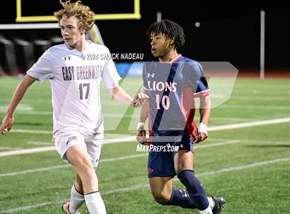 Thumbnail 1 in East Greenwich vs. Lincoln ( RIIL State Division 2 Semifinal ) photogallery.