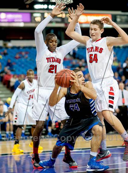 Thumbnail 3 in Rocklin vs. Antelope (CIF SJS D2 Semifinal) photogallery.