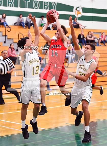 Thumbnail 2 in Liberty vs. Greenway (Sunnyslope Hoopsgiving Tournament)  photogallery.