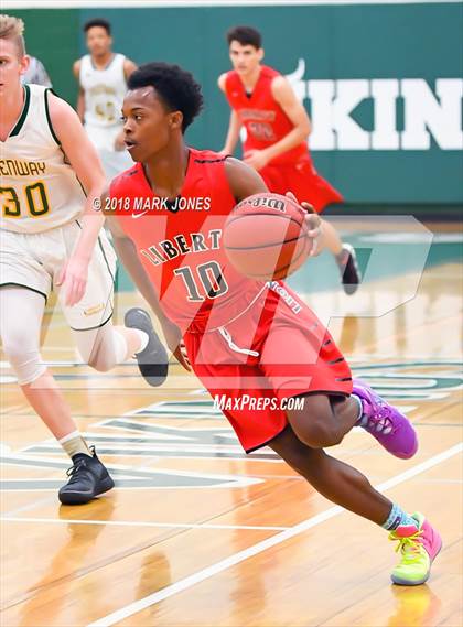 Thumbnail 2 in Liberty vs. Greenway (Sunnyslope Hoopsgiving Tournament)  photogallery.