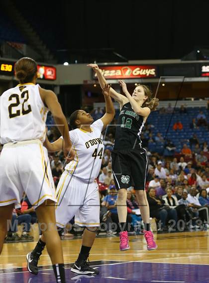 Thumbnail 3 in St. Mary's vs. Bishop O'Dowd (CIF NorCal Regional Open Division Final) photogallery.