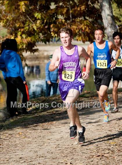 Thumbnail 3 in CIF State Cross Country Championships (Boys Division V) photogallery.