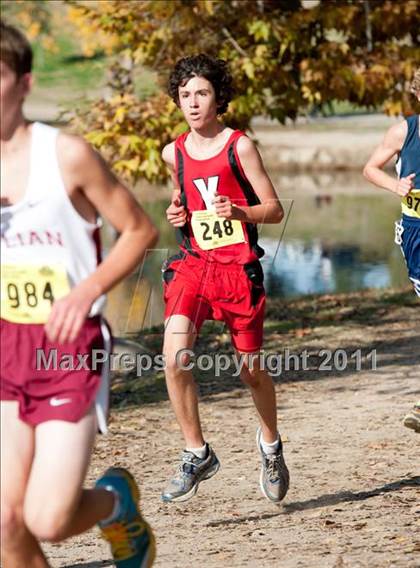 Thumbnail 3 in CIF State Cross Country Championships (Boys Division V) photogallery.