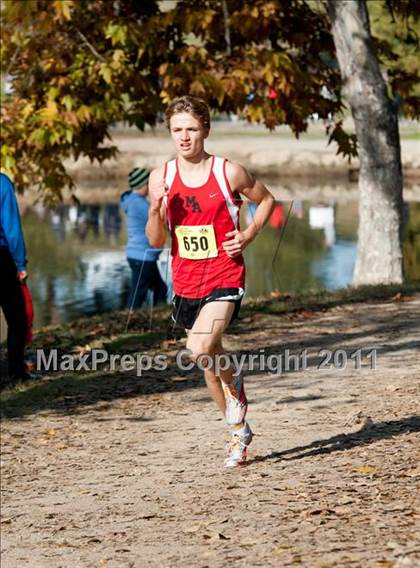 Thumbnail 2 in CIF State Cross Country Championships (Boys Division V) photogallery.