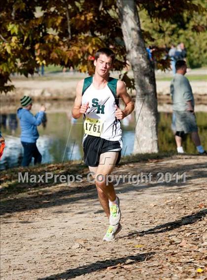 Thumbnail 2 in CIF State Cross Country Championships (Boys Division V) photogallery.