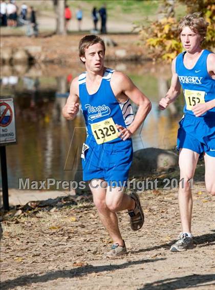 Thumbnail 3 in CIF State Cross Country Championships (Boys Division V) photogallery.