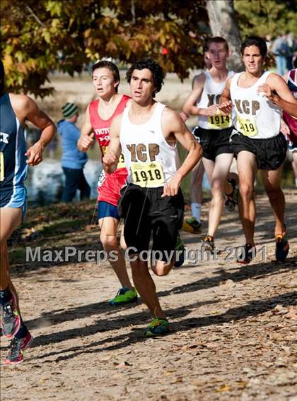 Thumbnail 1 in CIF State Cross Country Championships (Boys Division V) photogallery.