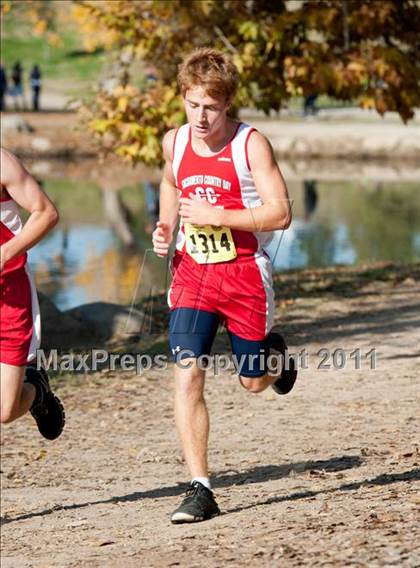Thumbnail 3 in CIF State Cross Country Championships (Boys Division V) photogallery.