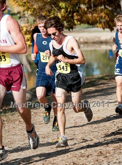 Thumbnail 3 in CIF State Cross Country Championships (Boys Division V) photogallery.
