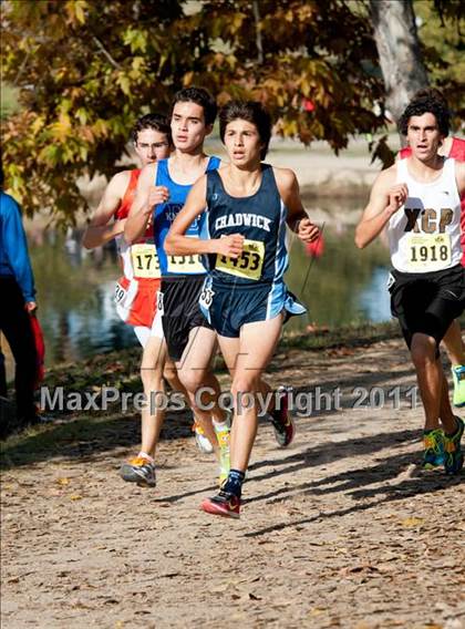 Thumbnail 3 in CIF State Cross Country Championships (Boys Division V) photogallery.
