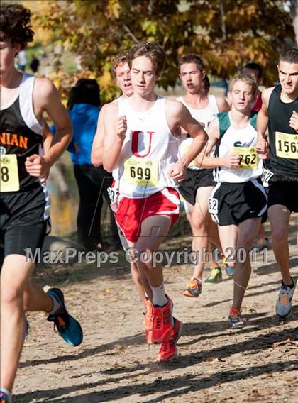Thumbnail 1 in CIF State Cross Country Championships (Boys Division V) photogallery.